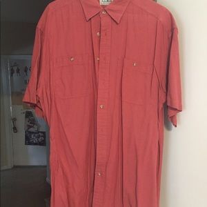 L.L. Bean short sleeve button down shirt
